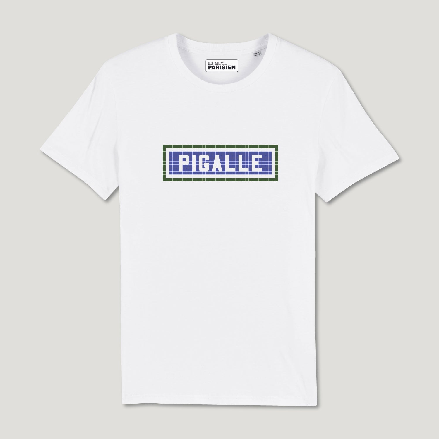 TEE SHIRT IMIXTE MPRIMÉ PIGALLE BLANC –