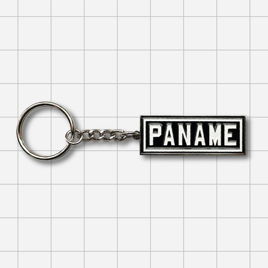 Paname enamel key ring