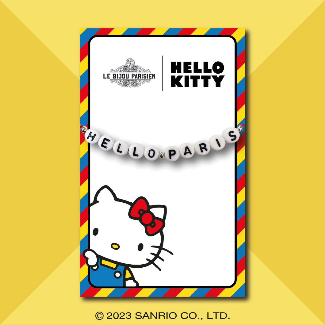 Bracelet perles Hello Kitty