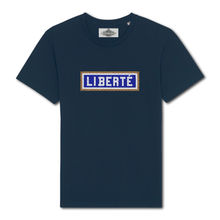 Load image into Gallery viewer, T-shirt brodé Liberté - Navy
