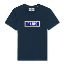Charger l&#39;image dans la galerie, T-shirt brodé Paris - Navy
