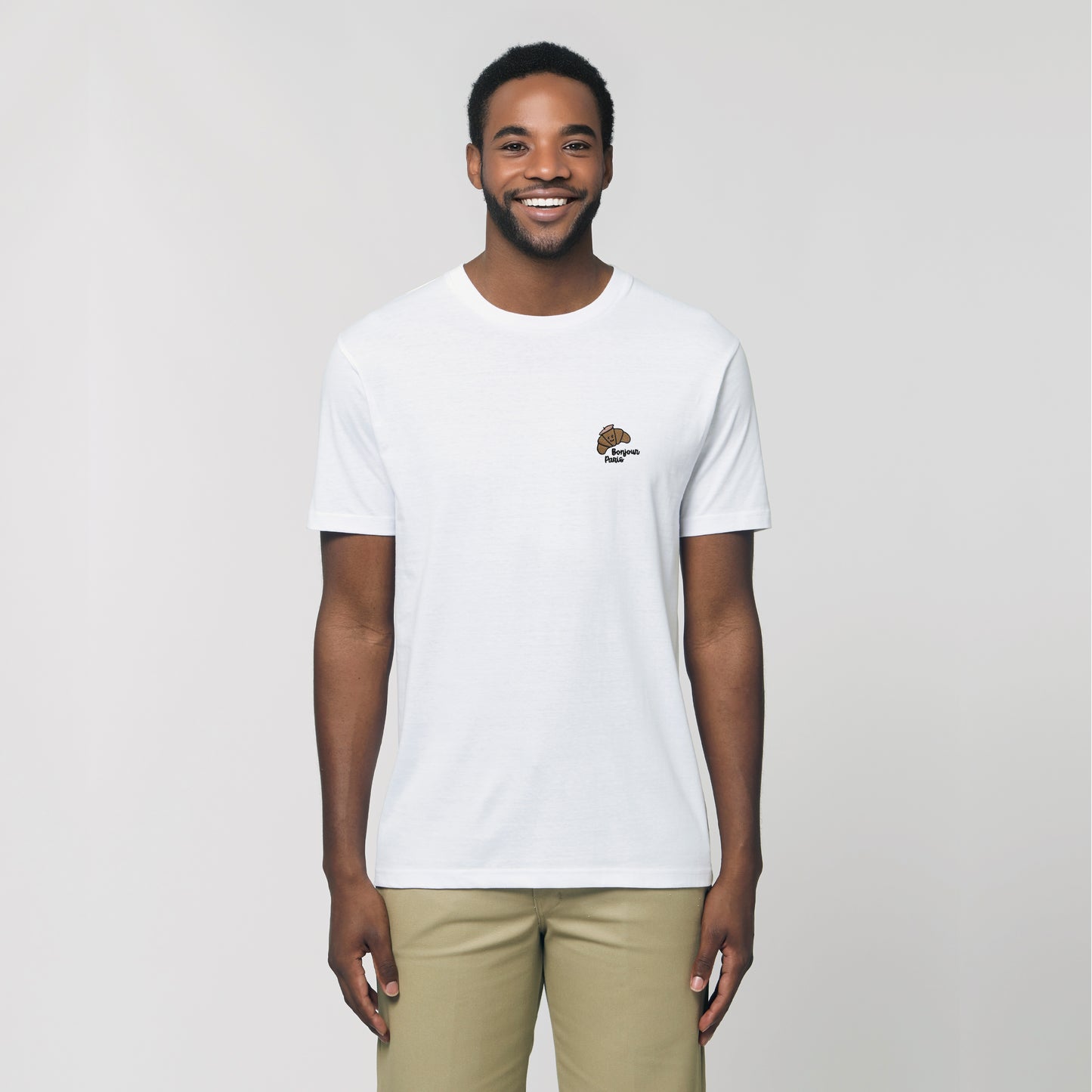 Paris Heart Printed T-Shirt - White