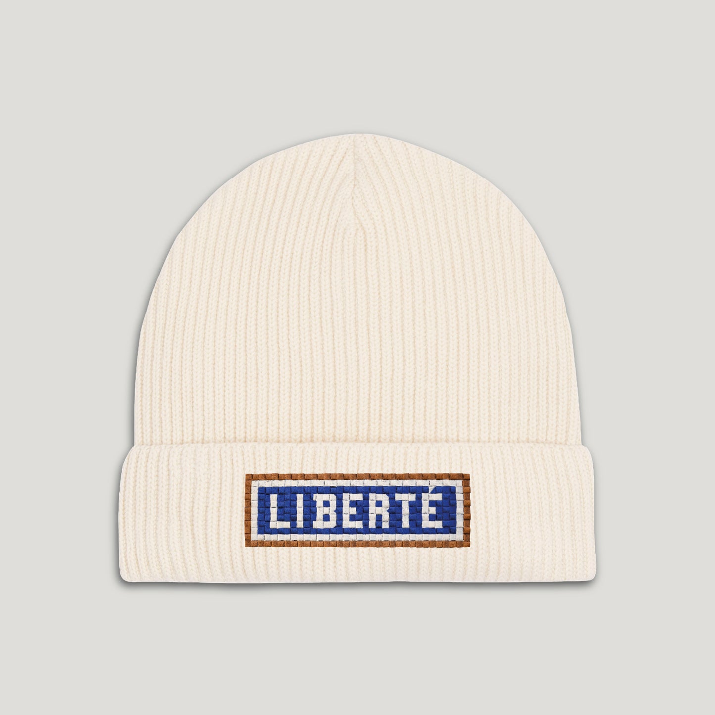 BONNET COTON BIO – BRODERIE MÉTRO PARISIEN - LIBERTÉ - ÉCRU