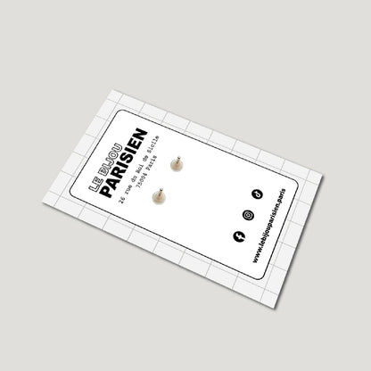 BOUCLES D'OREILLES TOUR EIFFEL - DORÉ