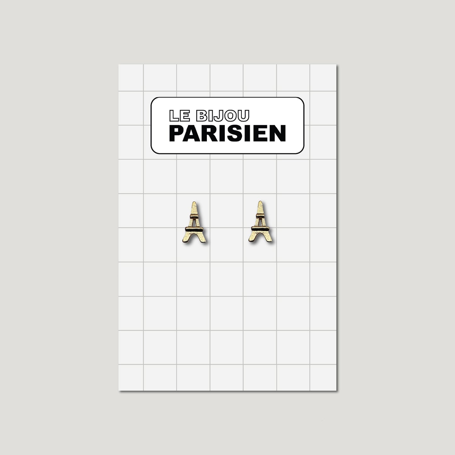 BOUCLES D'OREILLES TOUR EIFFEL - DORÉ