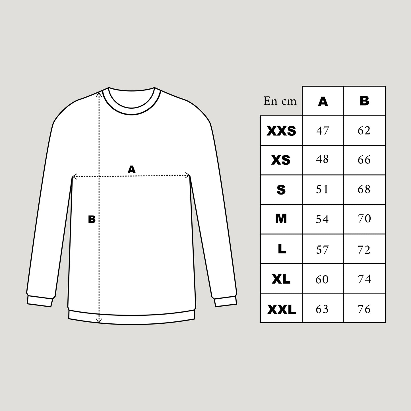 SWEAT-SHIRT COTON BIO BRODÉ - SAINT GERMAIN - NAVY