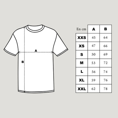 T-SHIRT COTON BIO BRODÉ - SAINT GERMAIN - NAVY