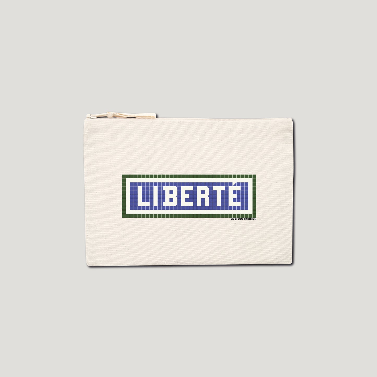 POCHETTE IMPRIMÉE LIBERTÉ - ÉCRU