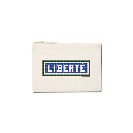 Liberty Printed Pouch - Ecru