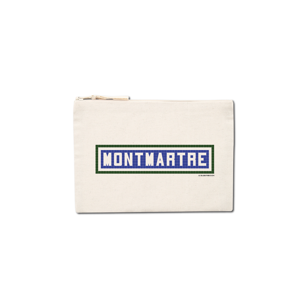 Pochette Imprimée Montmartre - Ecrue