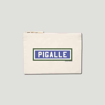 Pigalle Printed Pouch - Ecru