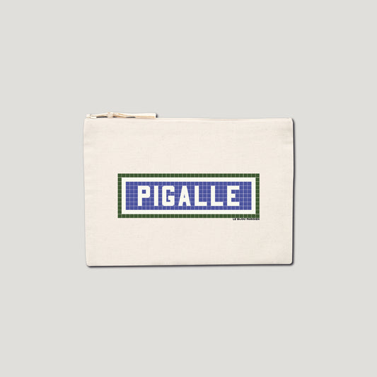 POCHETTE IMPRIMÉE PIGALLE - ÉCRU