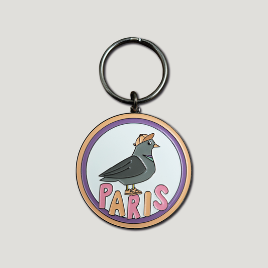 PORTE-CLÉS PIGEON PARISIEN
