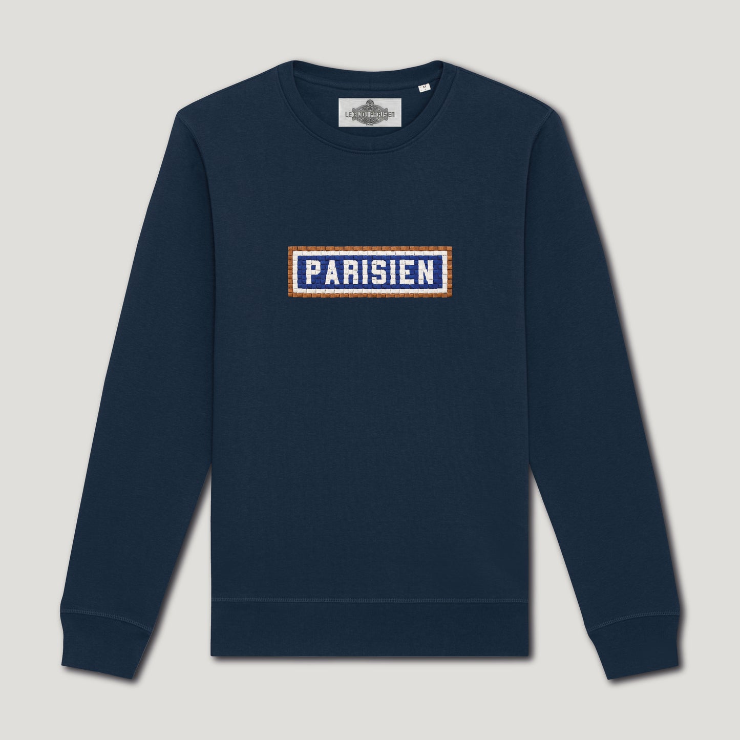 SWEAT BRODÉ PARISIEN - NAVY