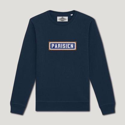 SWEAT BRODÉ PARISIEN - NAVY
