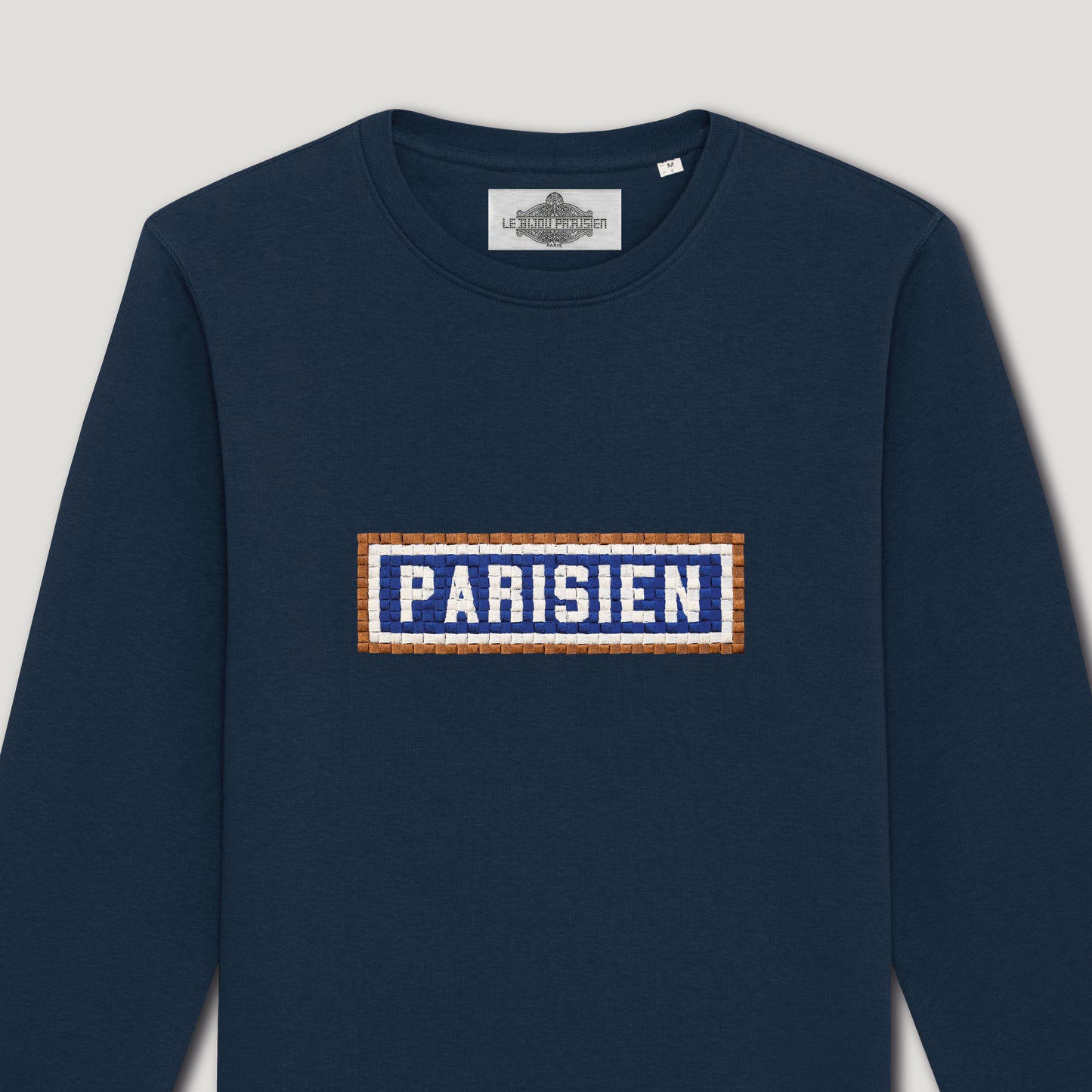 SWEAT BRODÉ PARISIEN - NAVY