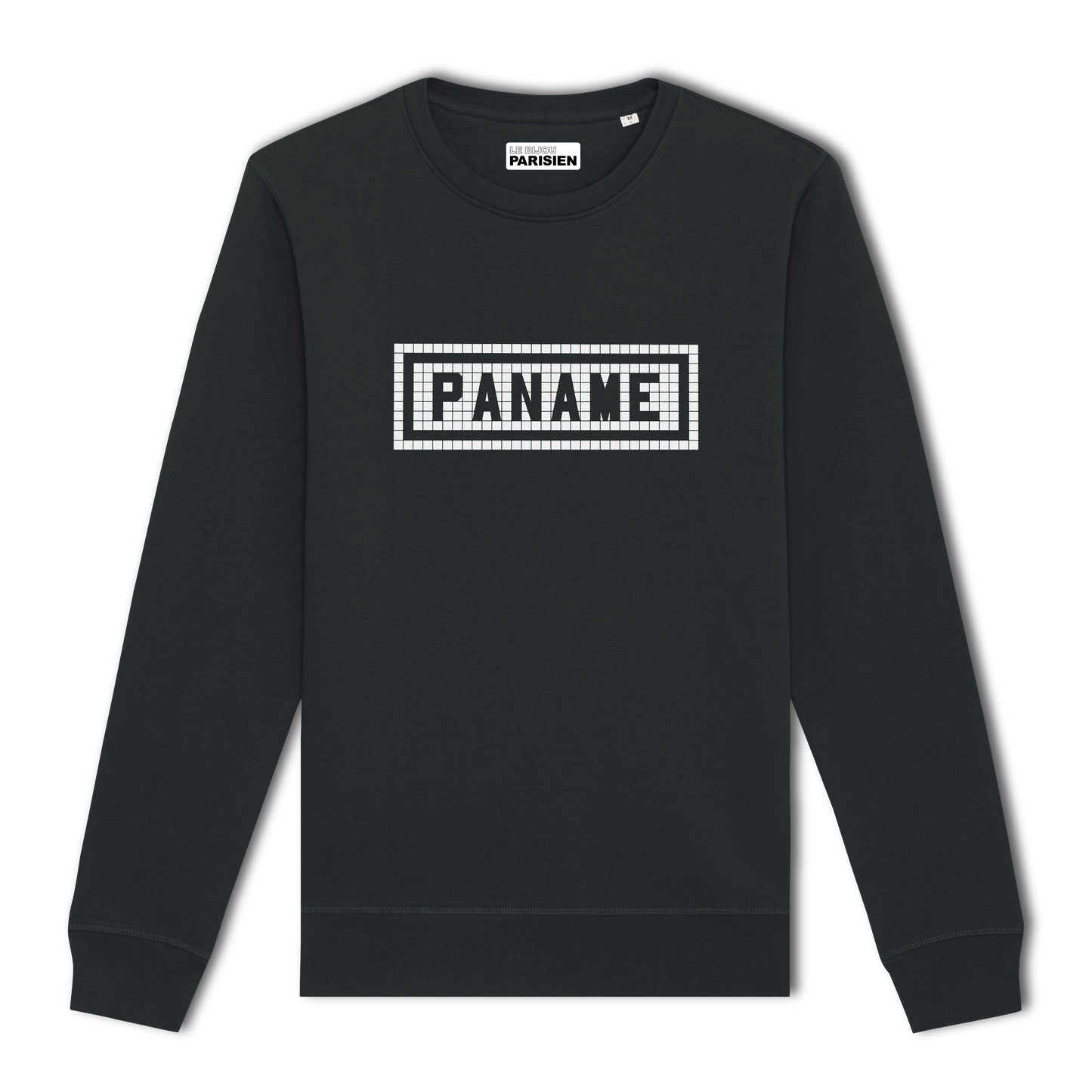 Paname black printed sweatshirt