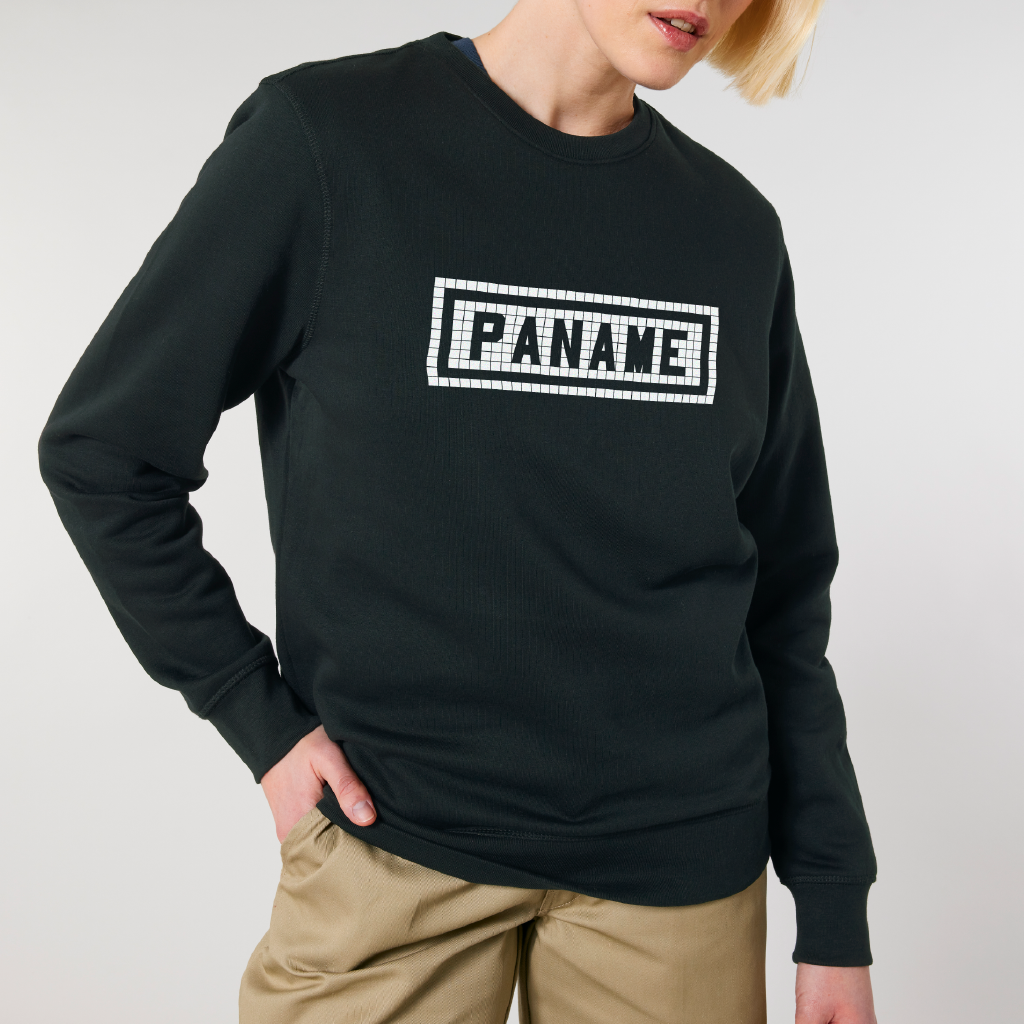 Paname black printed sweatshirt