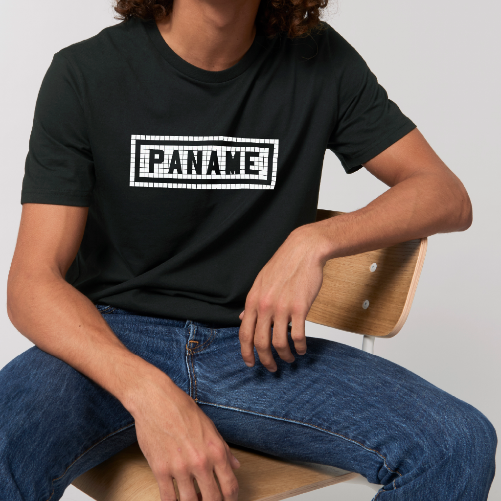 Paname black printed t-shirt