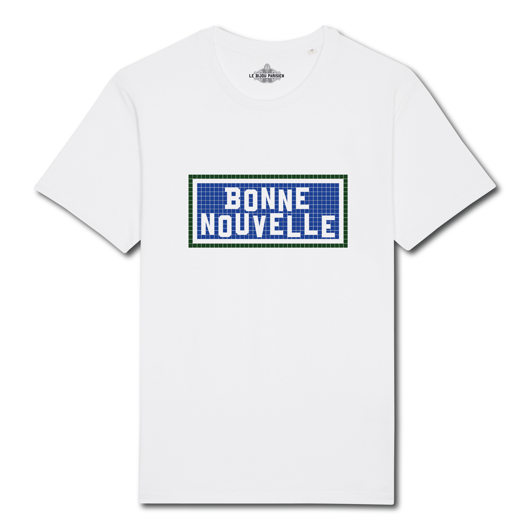 T-shirt imprimé Bonne Nouvelle - Blanc