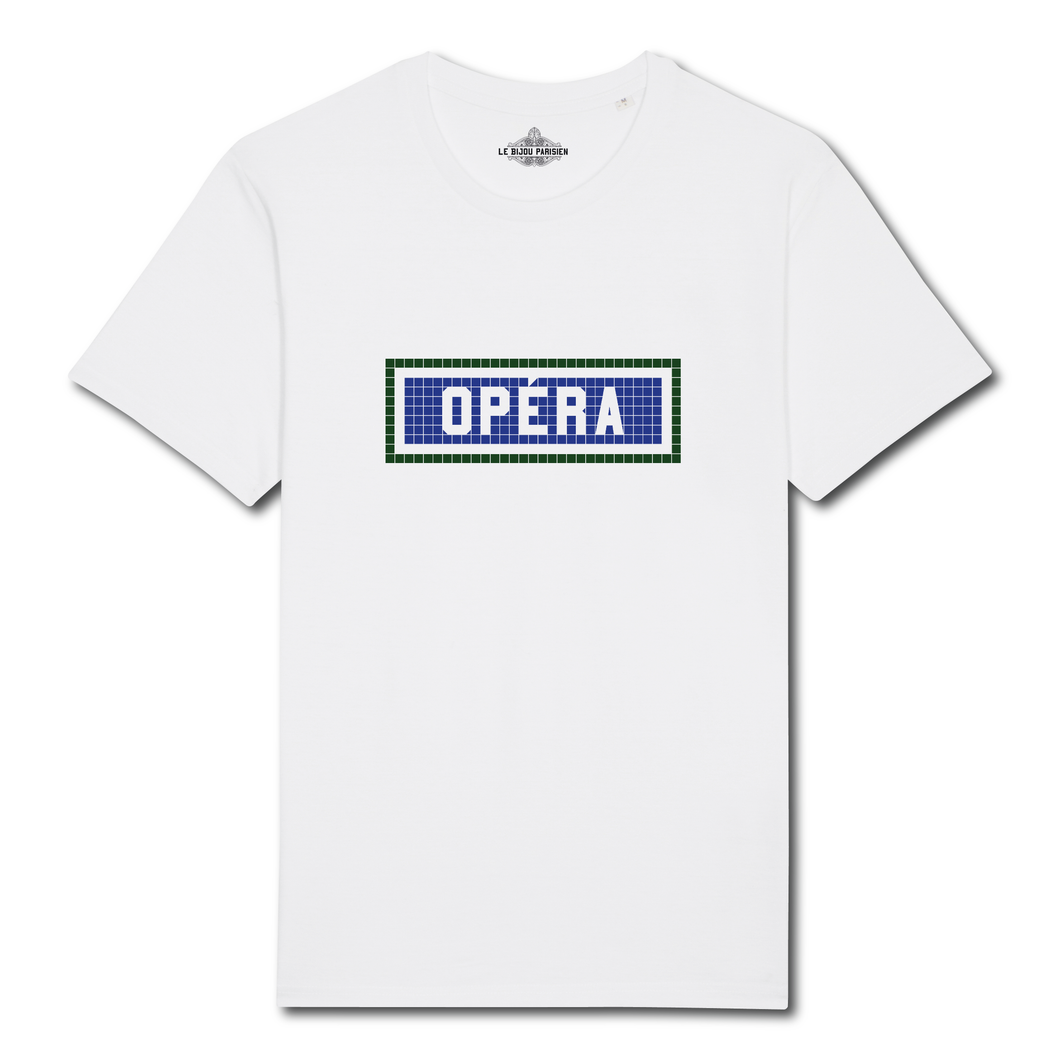 T-shirt imprimé Opéra - Blanc