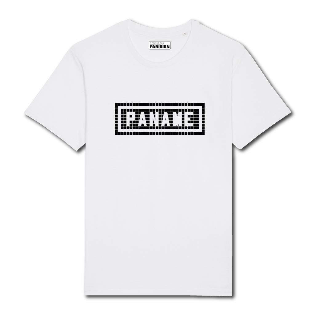 White Paname printed t-shirt