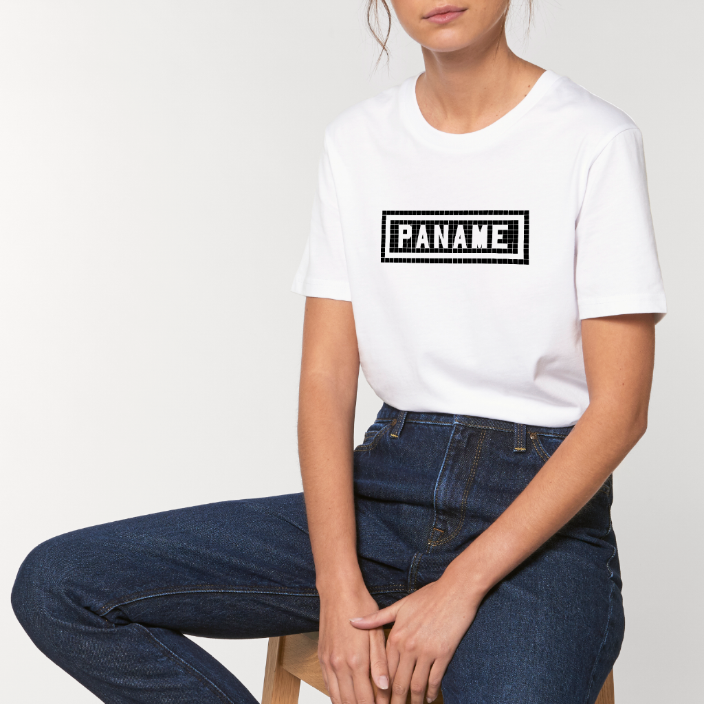 White Paname printed t-shirt