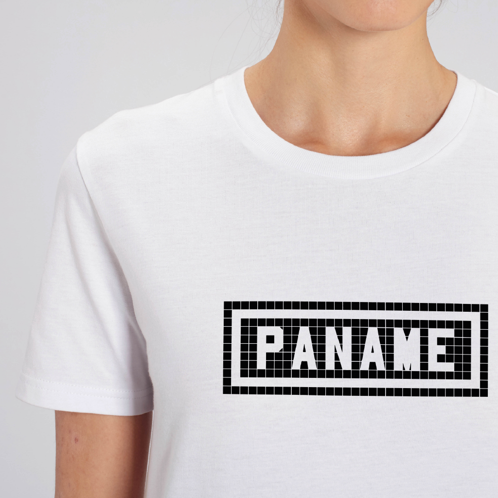 White Paname printed t-shirt