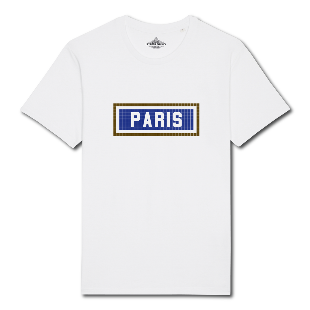 T-shirt imprimé Paris - Blanc