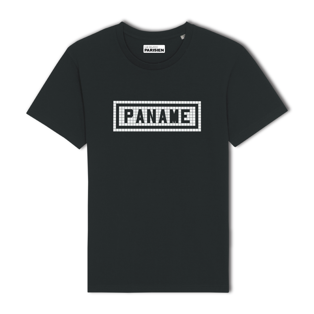 Paname black printed t-shirt