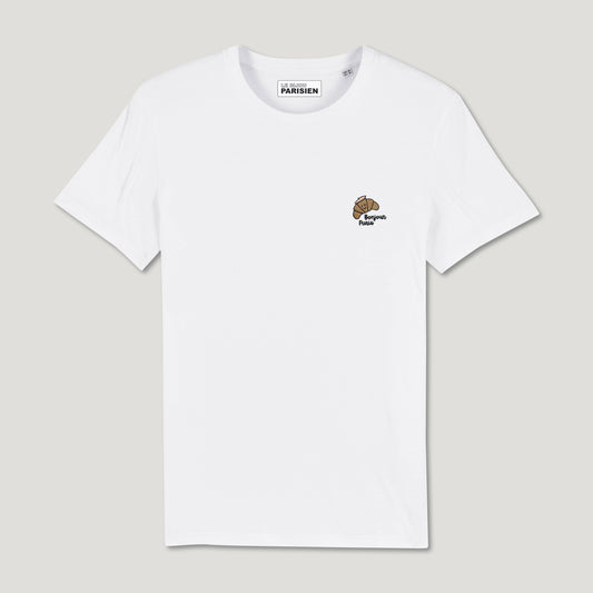 Paris Heart Printed T-Shirt - White