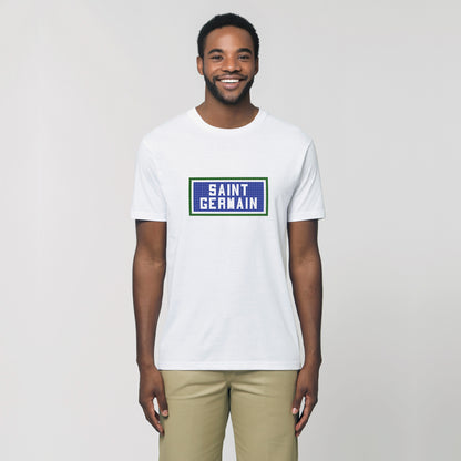 TEE SHIRT IMPRIMÉ SAINT GERMAIN - BLANC