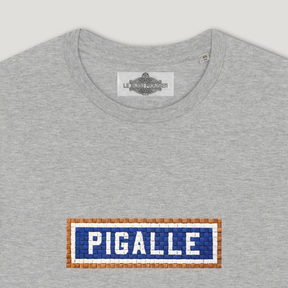 Liberty Embroidered T-Shirt - Grey