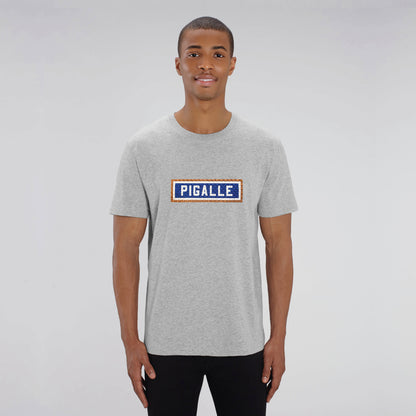 Liberty Embroidered T-Shirt - Grey