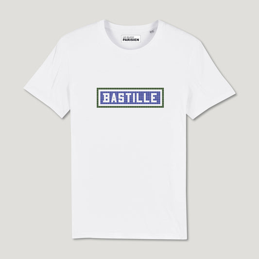 Bastille Printed T-Shirt - White