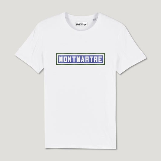 TEE SHIRT IMPRIMÉ MONTMARTRE - BLANC