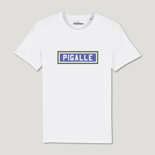 TEE SHIRT IMPRIMÉ PIGALLE - BLANC