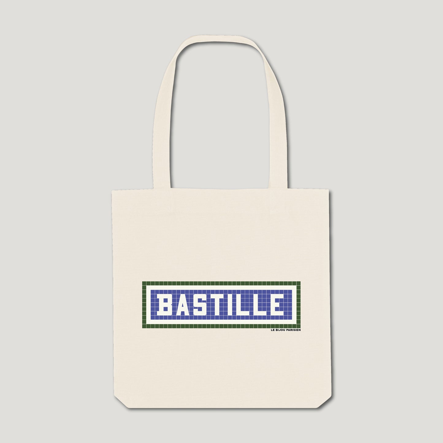 TOTE BAG IMPRIMÉ BASTILLE - ÉCRU