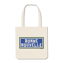 Load image into Gallery viewer, Tote Bag Imprimé Bonne Nouvelle - Ecru
