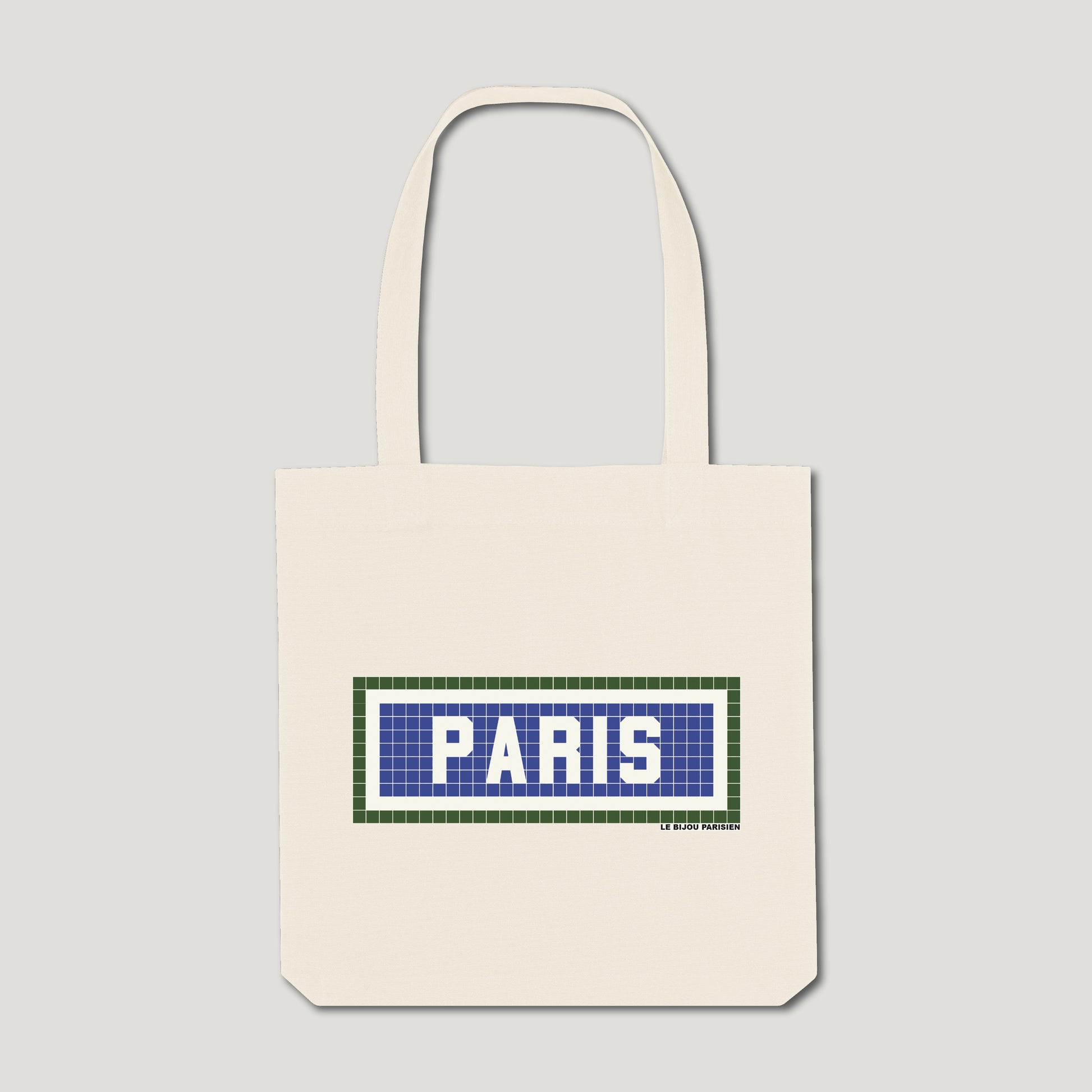 TOTE BAG IMPRIMÉ PARIS ÉCRU – - Main Image