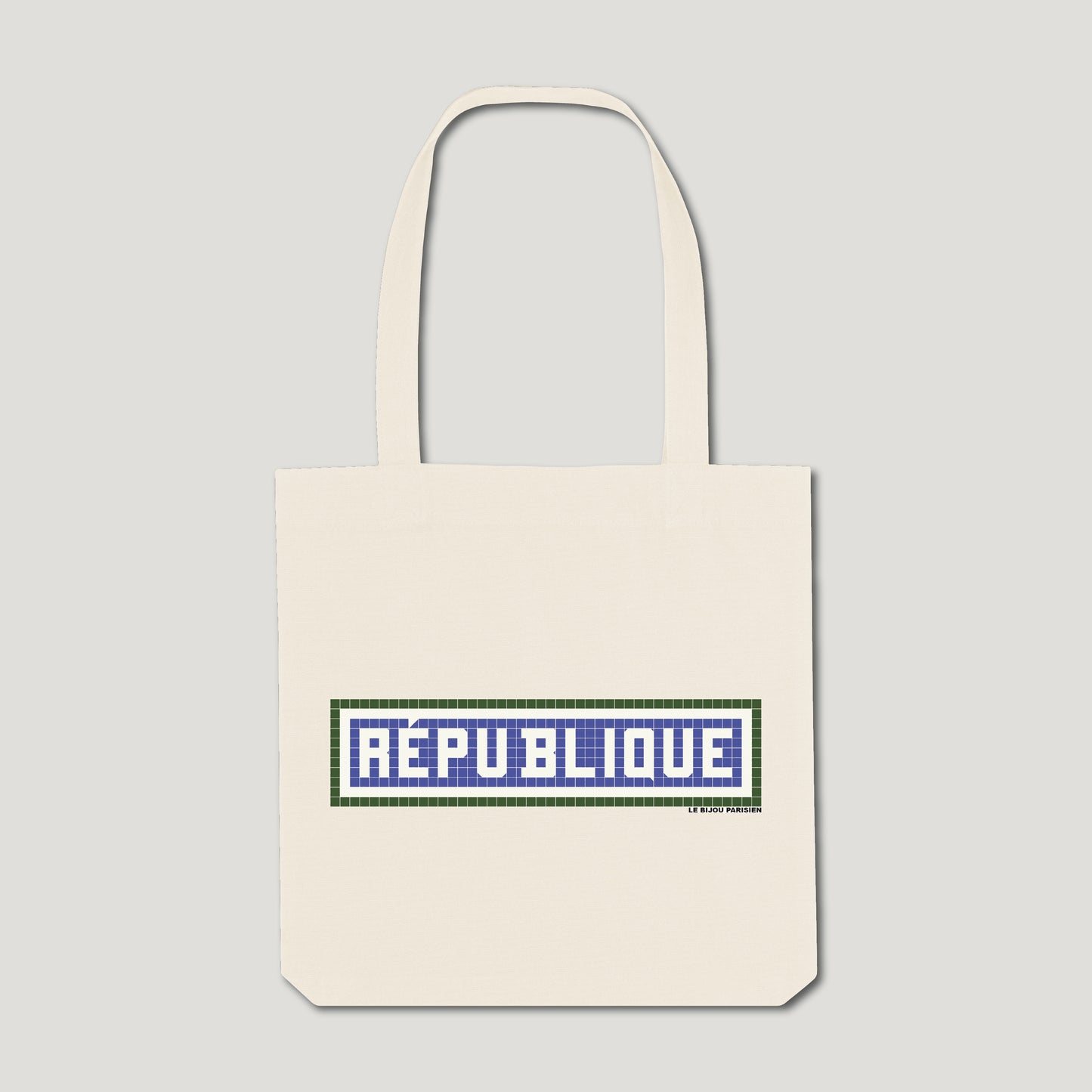 TOTE BAG IMPRIMÉ RÉPUBLIQUE - ÉCRU