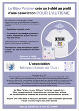Load image into Gallery viewer, T-shirt imprimé Gaité - Mélissa pour l&#39;Autisme - Série Limitée
