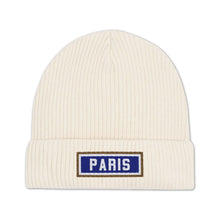 Load image into Gallery viewer, Bonnet brodé Paris - Beige
