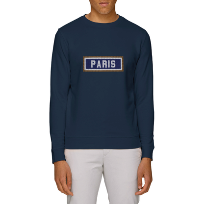 SWEAT BRODÉ PARIS - NAVY
