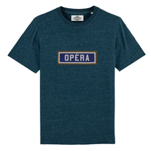 Load image into Gallery viewer, T-shirt brodé Opéra - Bleu Chiné

