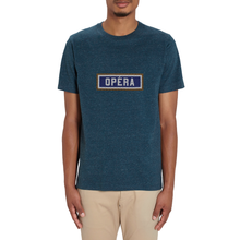 Load image into Gallery viewer, T-shirt brodé Opéra - Bleu Chiné
