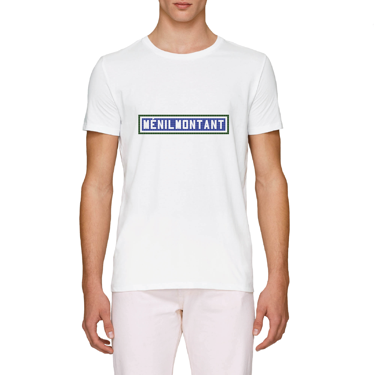 Menilmontant printed t-shirt - White