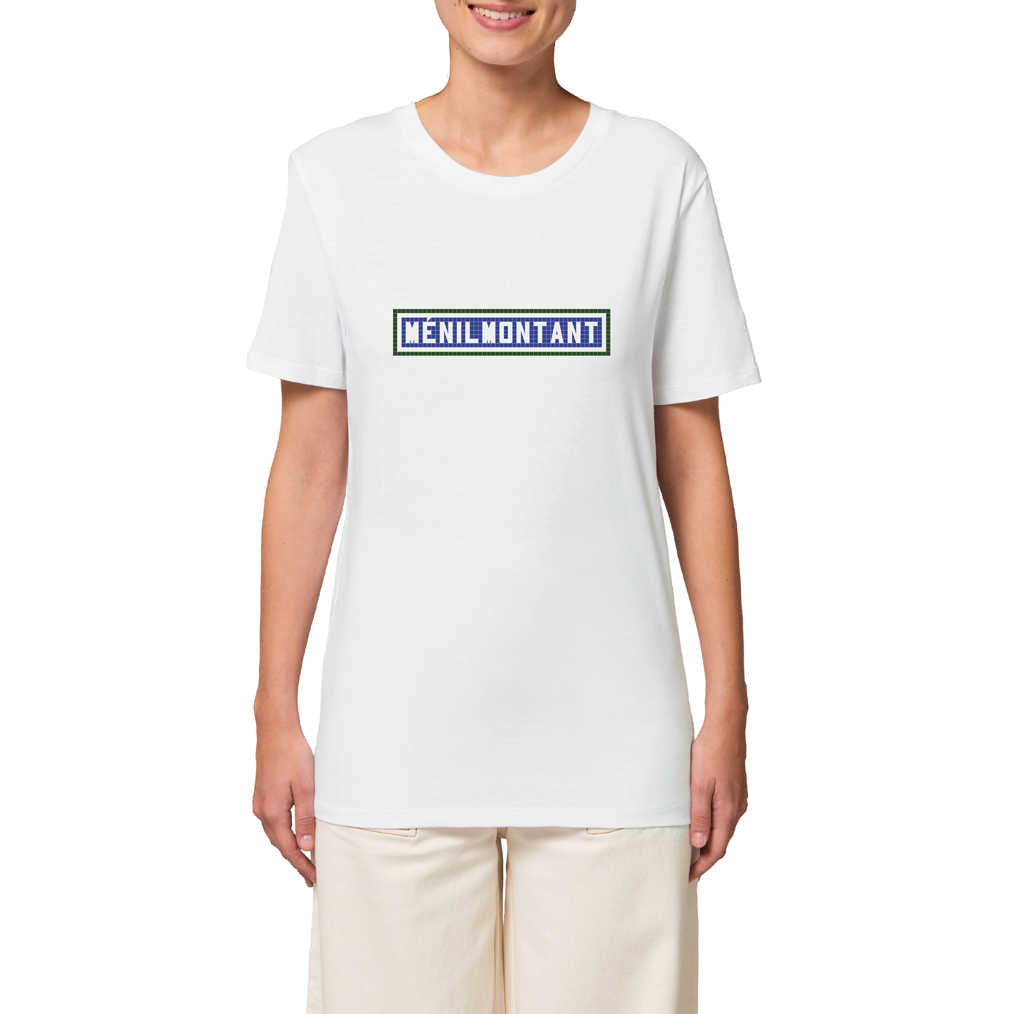 Menilmontant printed t-shirt - White